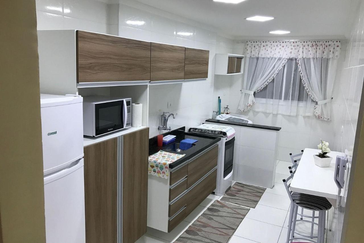 برايا جراندي Apartamento No Canto Do Forte, Luxuoso E Confortavel, 2 Suites, Varanda Gourmet المظهر الخارجي الصورة